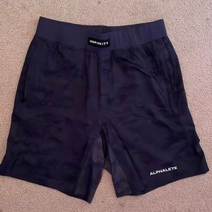 Alphalete Infinity Short. Size medium in Mens. Color is “Deep Space”